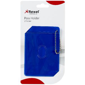Rexel 2 Pocket Pass Holder