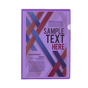 Report Cover A4 Purple