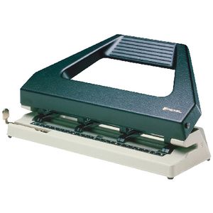 Rexel V430 Heavy Duty 4 Hole Punch Black