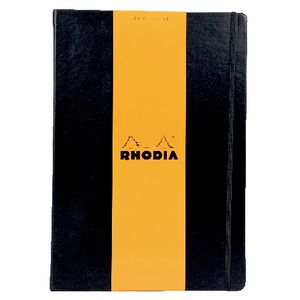 Rhodia Webbie A4 Lined Notebook Black