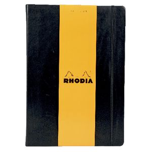 Rhodia Webbie A4 Plain Notebook Black