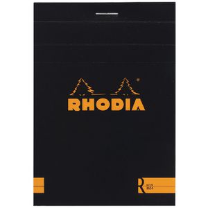 Rhodia No. 12 Premium Lined Notepad Black