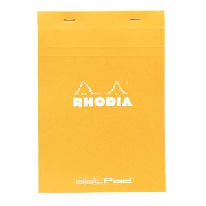 Rhodia No. 12 85 x 120mm Dot Grid Pad Orange