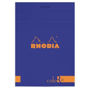 Rhodia No. 12 Premium Lined Notepad Sapphire Blue
