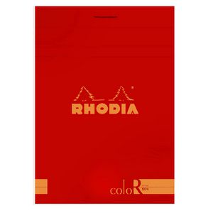 Rhodia No. 12 Premium Lined Notepad Poppy Red