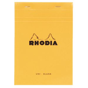 Rhodia No. 16 A5 Plain Pad Orange