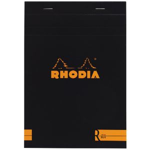 Rhodia No. 16 Premium Lined Notepad Black