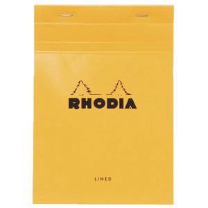 Rhodia No.16 A5 Lined Pad Orange