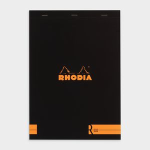 Rhodia No. 18 Premium Lined Notepad Black