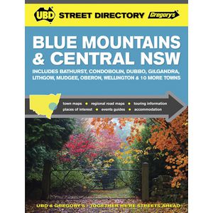 UBD Blue Mountains & Central NSW Street Directory