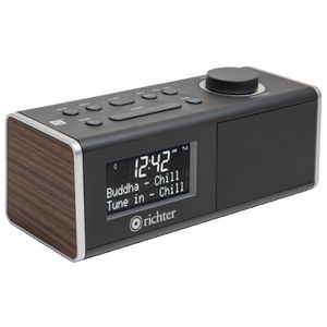 Richter Wake DAB+ FM Alarm Clock with Bluetooth RR40WAL