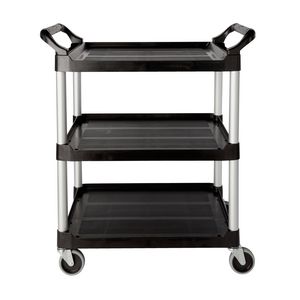 Rubbermaid Service Utility Cart 3 Shelf 90kg Capacity