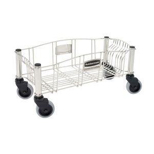 Rubbermaid Slim Jim Stainless Steel Dolly