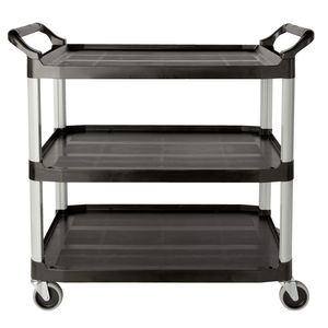 Rubbermaid Utility Cart Open Side 136kg Capacity