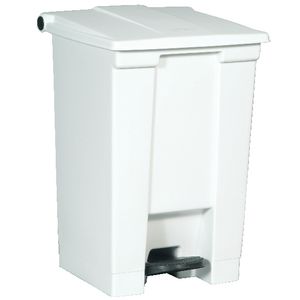 Rubbermaid Step-On Bin 45.4L White