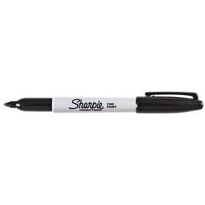 Sharpie Fine Permanent Markers Black 2 Pack