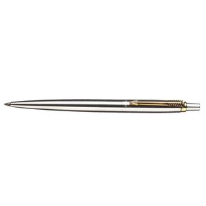 Parker Jotter Ballpoint Pen Stainless Steel with Gold Trim