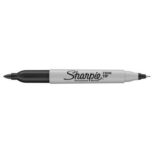 Sharpie Twin Tip Permanent Marker Black