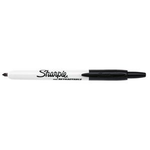 Sharpie Fine Retractable Permanent Marker Black