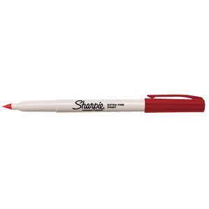 Sharpie Extra Fine Permanent Marker Red