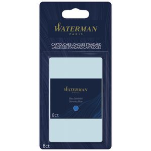 Waterman Fountain Pen Refill Blue 8 Pack