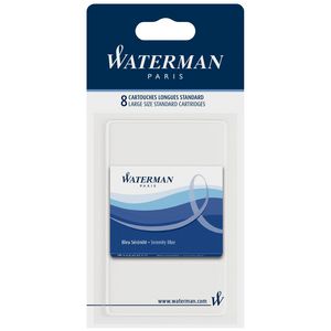 Waterman Fountain Pen Refill Blue 8 Pack