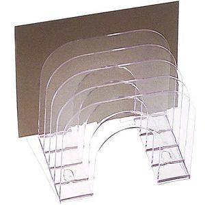 Eldon 6 Tier Jumbo Incline Sorter Clear