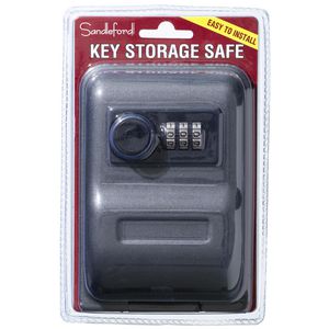 Sandleford Wall Mountable Key Storage Safe 3 Key Capacity