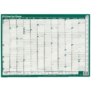 Sasco Green Wall Planner 2016