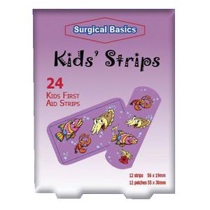 Surgical Basics Adhesive Strips Dolphins 24 Pack