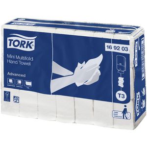 Tork Advanced Mini Multifold Hand Towel 42 Pack
