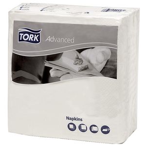 Tork Advanced Luncheon Napkins 2 Ply White 100 Pack