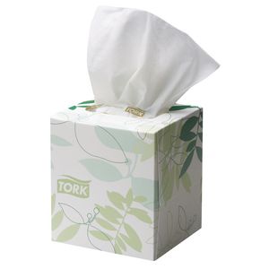 Tork Premium Cube 2 Ply Facial Tissues 90 Sheets 24 Boxes