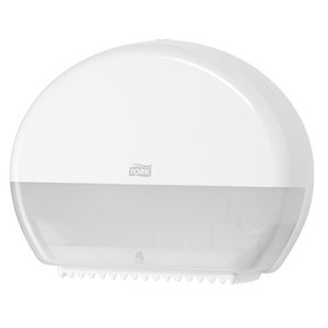 Tork T2 Mini Jumbo Roll Toilet Paper Dispenser White