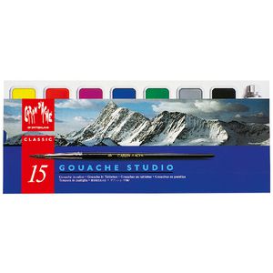 Caran d'Ache Gouache Pans Set 15 Pack