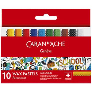 Caran d'Ache Permanent Wax Pastels 10 Pack