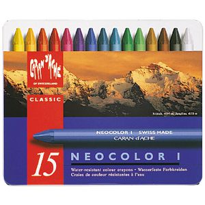 Caran d'Ache Neocolor Pastels Assorted 15 Pack
