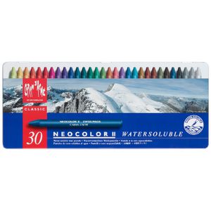 Caran d'Ache Neocolor Water Soluble Wax Pastels 30 Pack