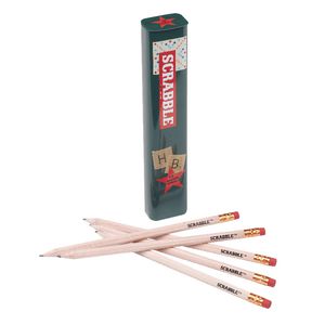 Scrabble Pencils in a Tin