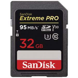 SanDisk 32GB Extreme Pro SDHC Memory Card