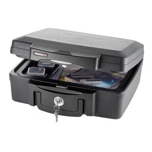 Sentry Safe 4.9L Fire and Water Proof Chest Safe Black