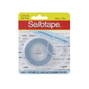 Sellotape Label Tape 18mm x 25m Blue
