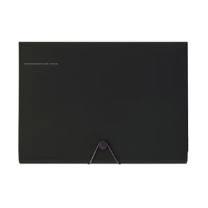 Smart Fit Document Wallet A4 6 Pocket Black