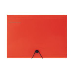 Smart Fit Document Wallet A4 6 Pocket Orange