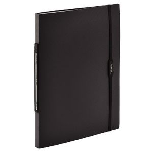 Smart Fit Display Book A4 Fixed Pockets Black