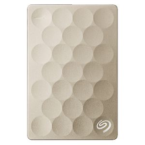 Seagate 1TB Backup Plus Ultra Slim Portable Hard Drive Gold