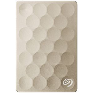 Seagate 2TB Backup Plus Ultra Slim Portable Hard Drive Gold