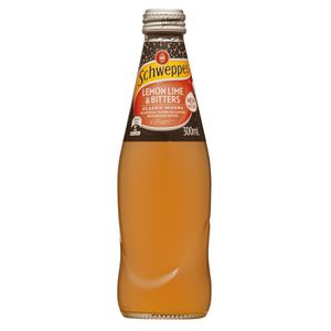 Schweppes Lemon Lime and Bitters 300mL 24 Pack