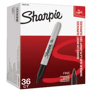 Sharpie Fine Permanent Markers 36 Pack Black