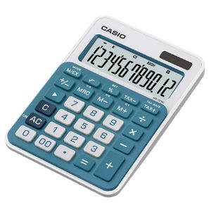 Casio MS20NC 12 Digit Desktop Calculator Blue